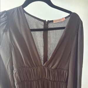 Black V-Neck Dress